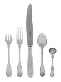 A Christofle Silver-Plate Flatware Service