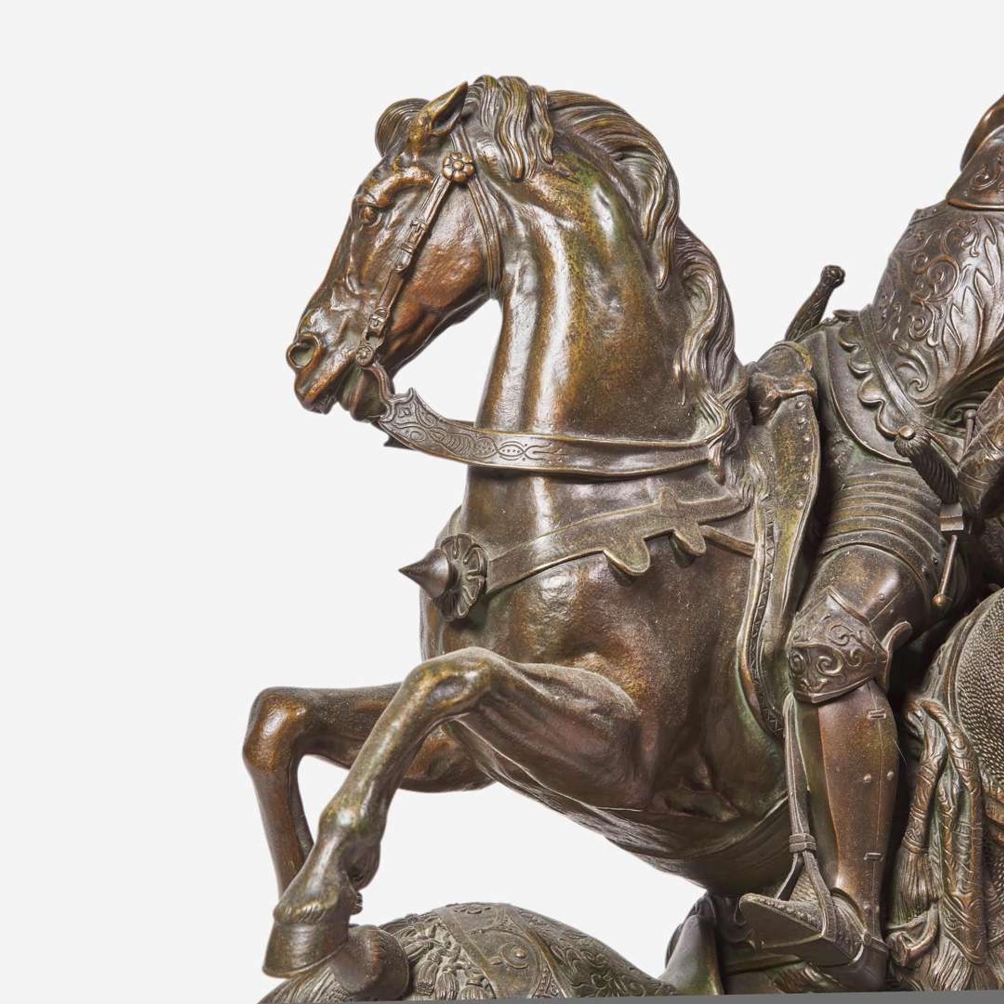 Jean-François-Théodore Gechter (French, 1796-1844) Charles Martel vs. Abderame, dated "1823"