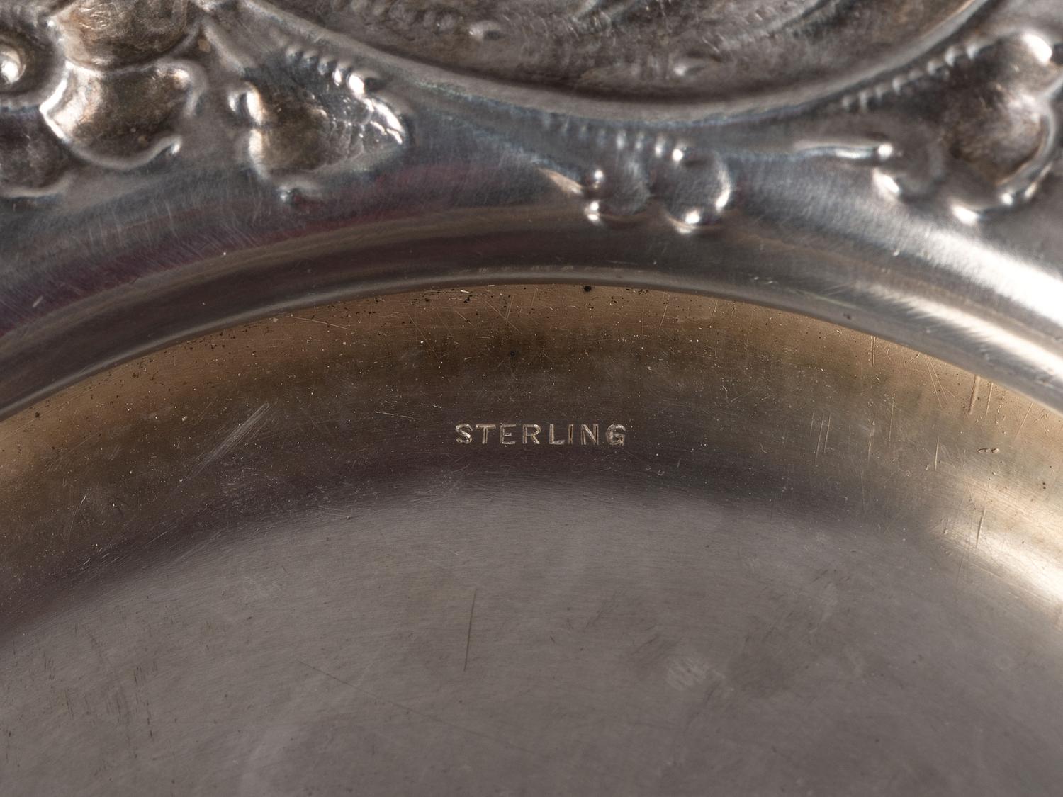 A Dominick & Haff Repousse Silver Punchbowl