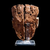 An Egyptian Wood Mummy Mask
