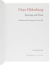 [OLDENBURG, Claes (b. 1929]. BARO, Gene. Claes Oldenburg: Drawings and Prints. Lausanne, Switzerland: Publications I.R.L., 1969.