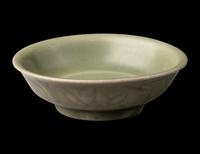 A Chinese Longquan Celadon Glazed Porcelain Dish