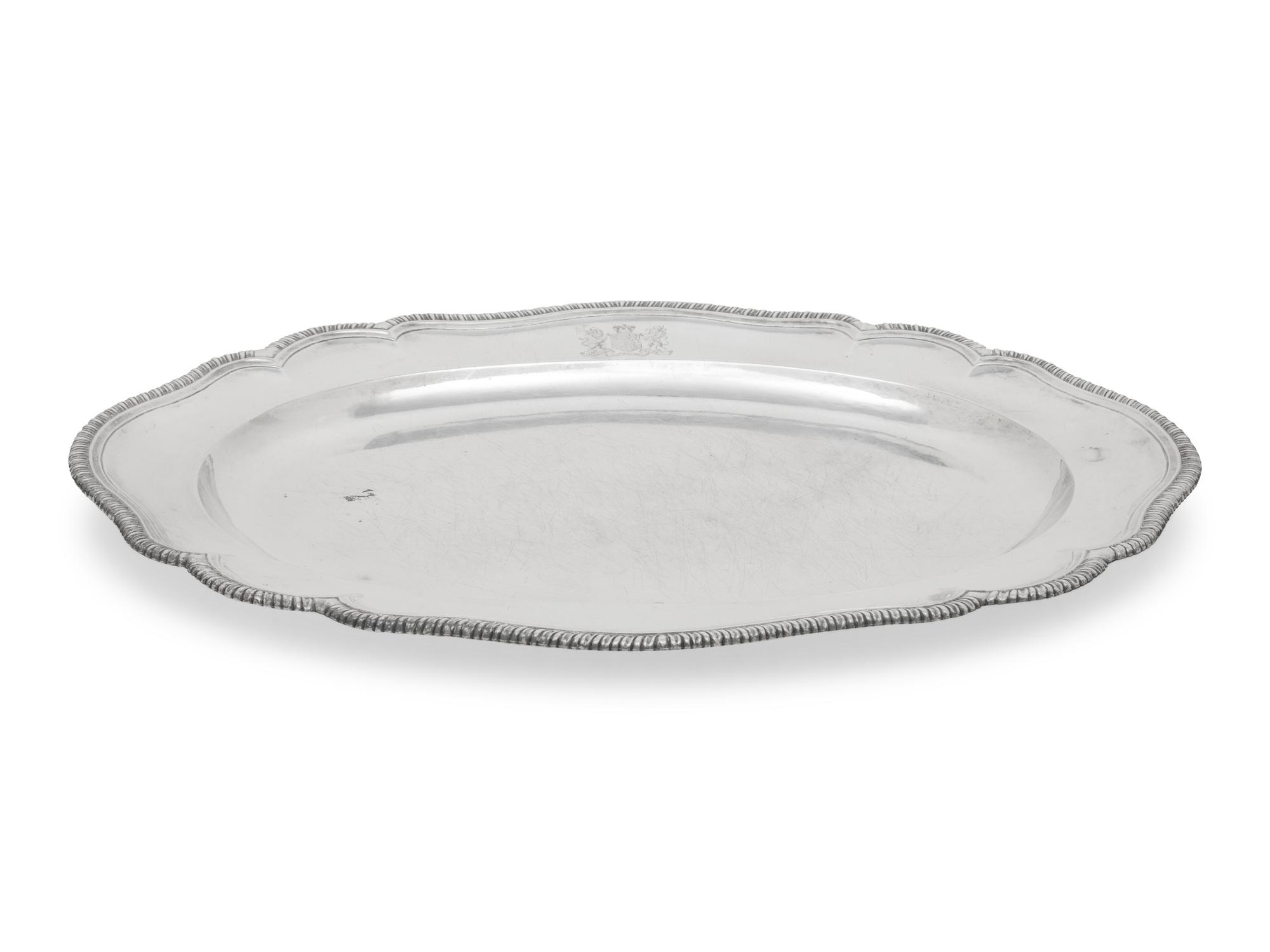 A George I Britannia Silver Serving Tray
