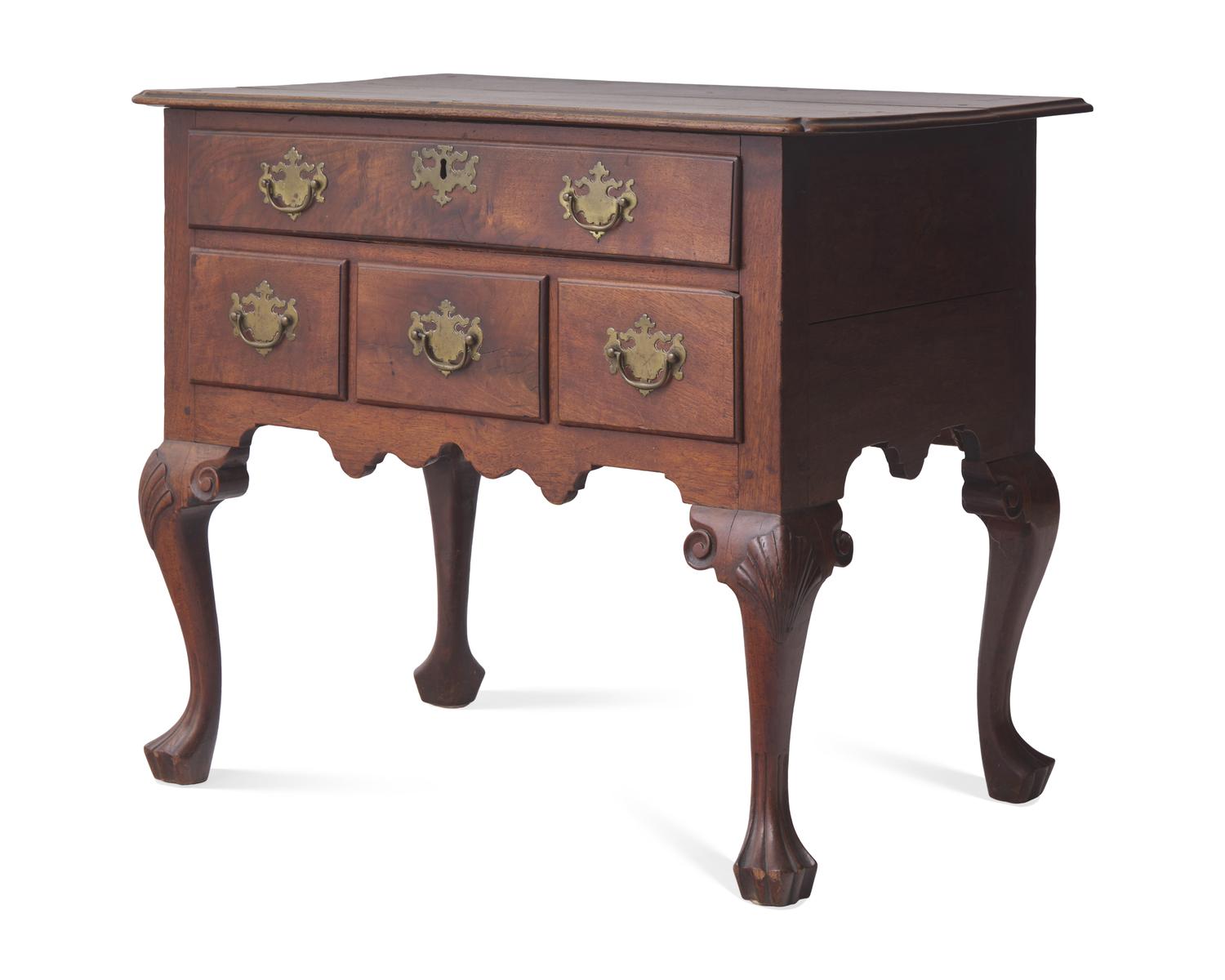 A Chippendale Carved Walnut Dressing Table, Philadelphia or Bucks County, PA, Circa 1745-1755