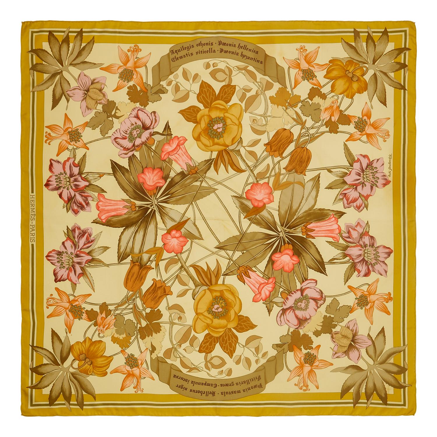 Three Hermès Scarves