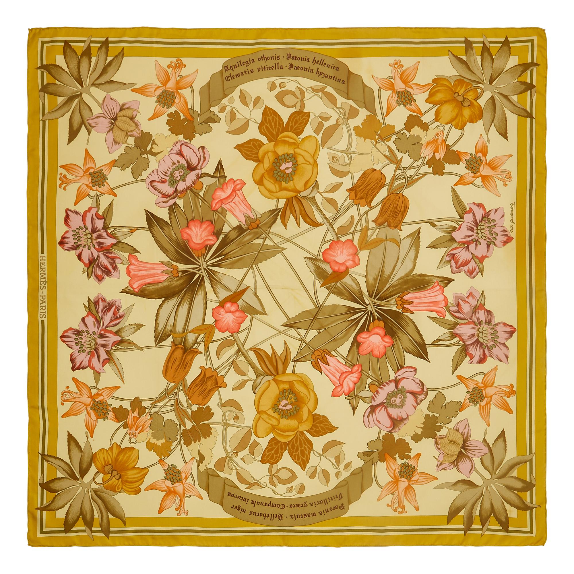 Three Hermès Scarves