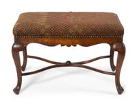 A George III Style Mahogany Ottoman
