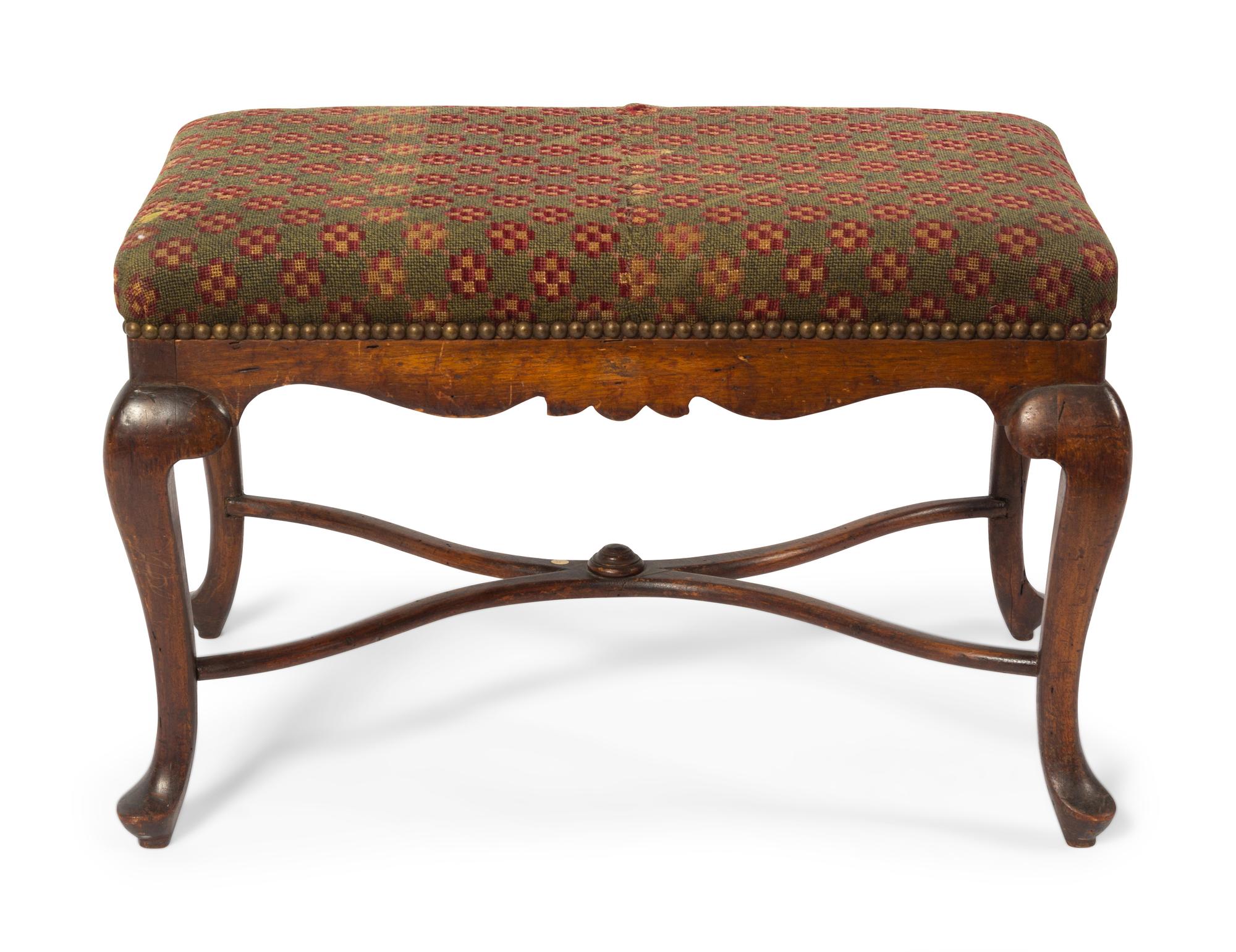 A George III Style Mahogany Ottoman
