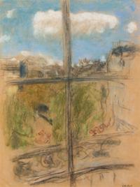Édouard Vuillard, (French, 1868-1940), La fenetre, Place Vintimille, 1935