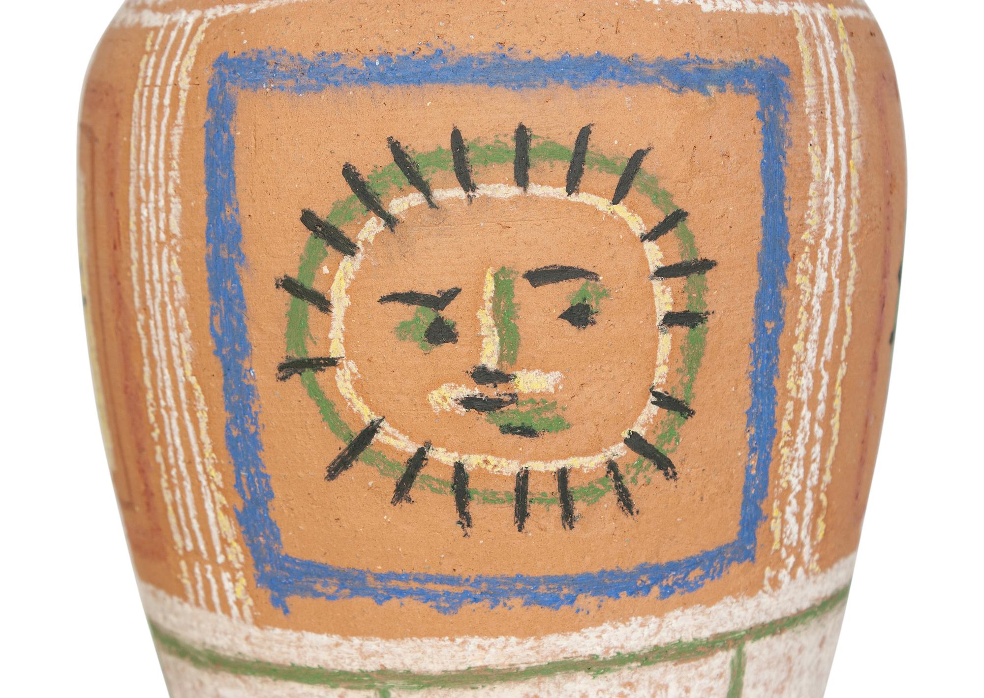 Vase au décor pastel (A.R. 190)