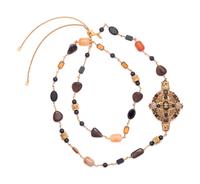 Chanel Stone and Chain Necklace with Brooch Pin, Fall 2011
