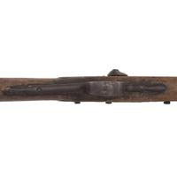 Native American Tacked & Decorated Percussion Trade Gun by Hollis & Sons