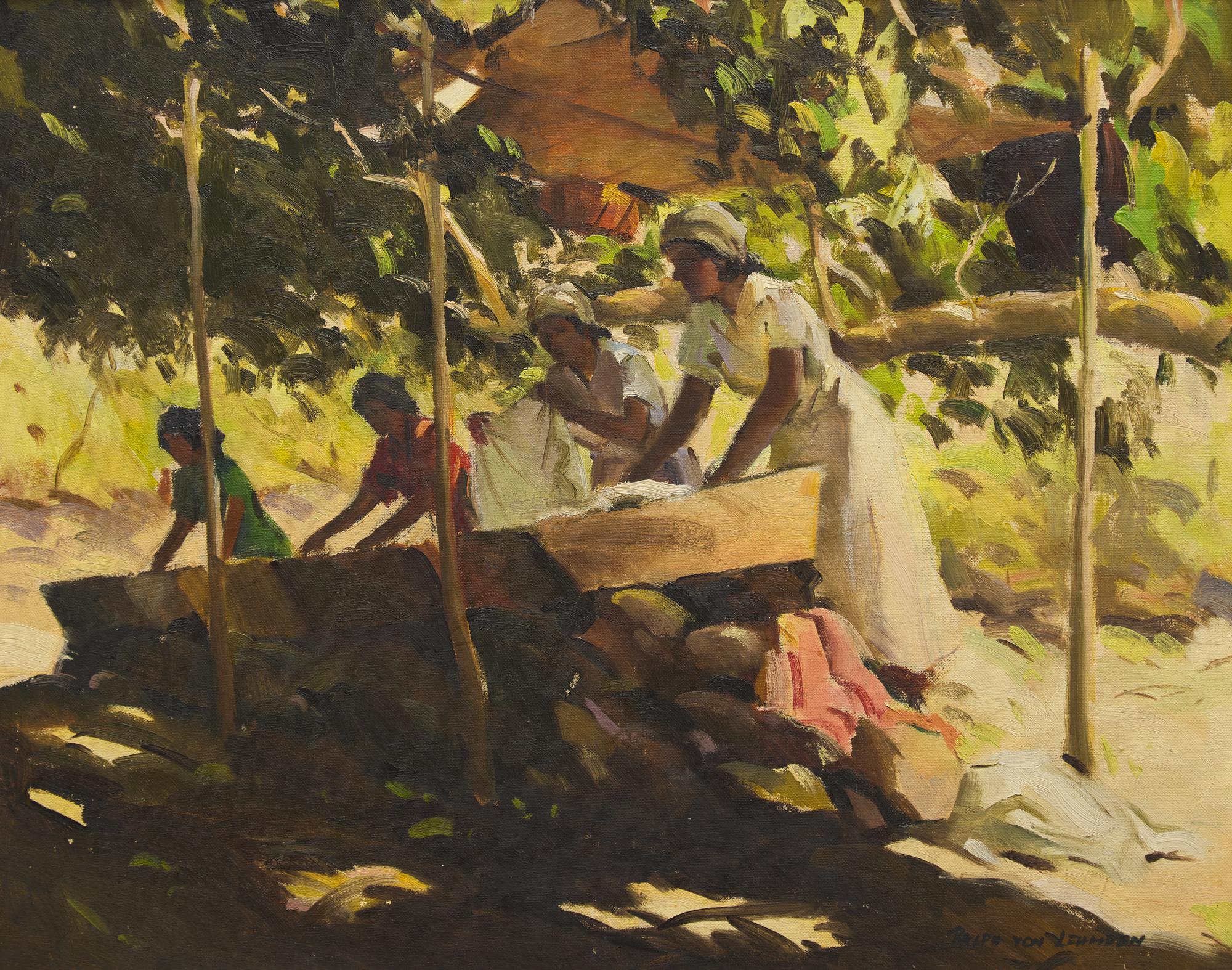 Ralph Von Lehmden (American, 1904–1970) — Washer Women