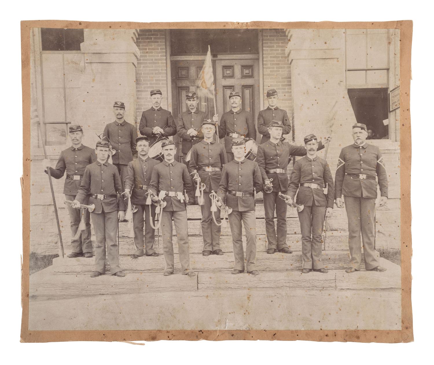 [NATIVE AMERICANS - LATE INDIAN WARS]. 7 photographs, incl. views of Sitka, Alaska, by LAROCHE.