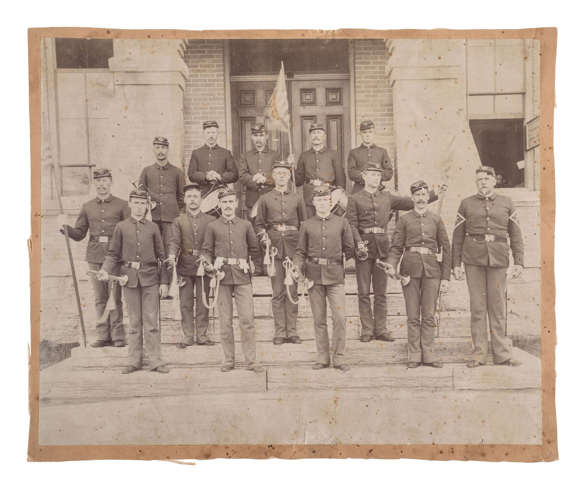 [NATIVE AMERICANS - LATE INDIAN WARS]. 7 photographs, incl. views of Sitka, Alaska, by LAROCHE.