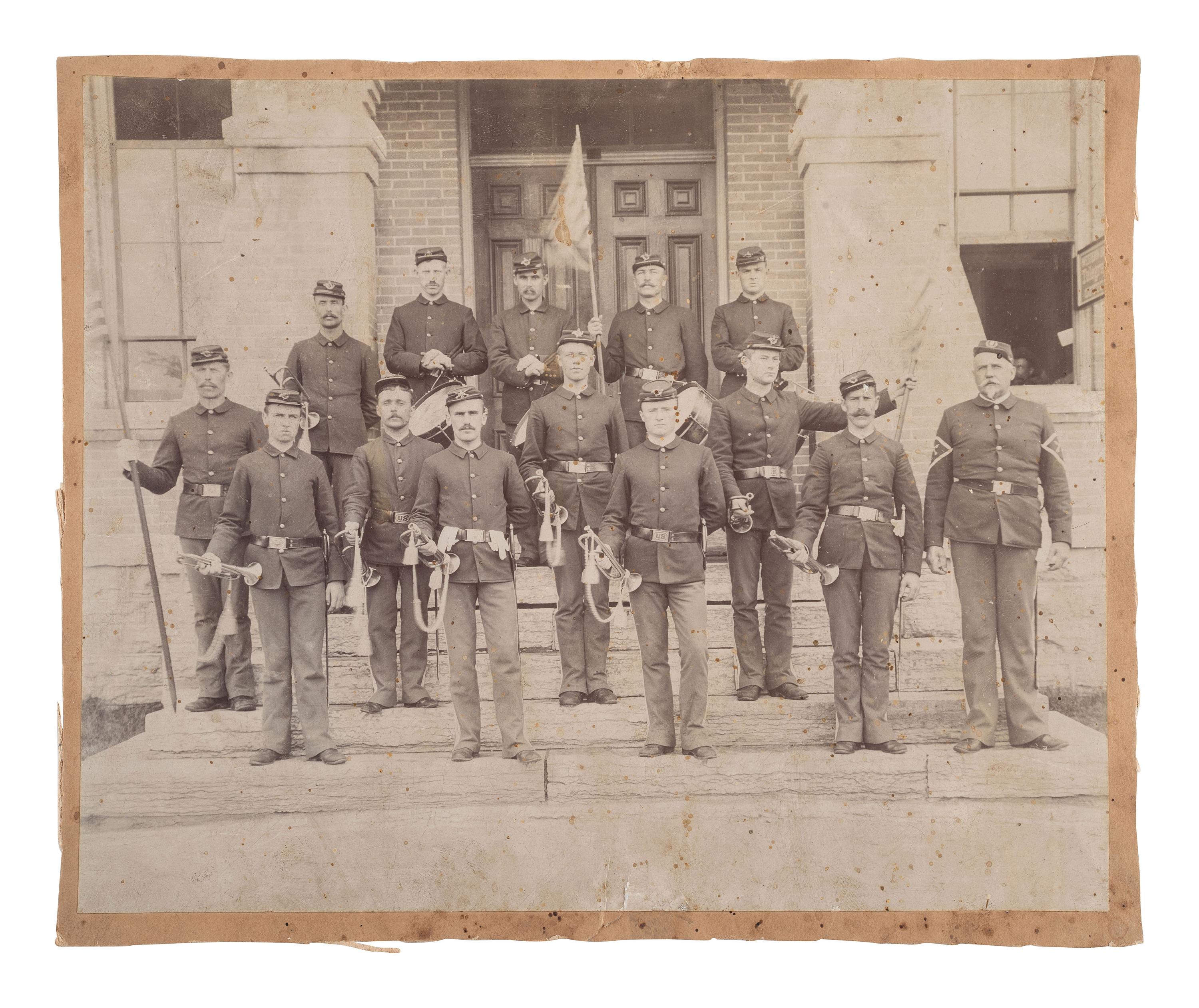 [NATIVE AMERICANS - LATE INDIAN WARS]. 7 photographs, incl. views of Sitka, Alaska, by LAROCHE.
