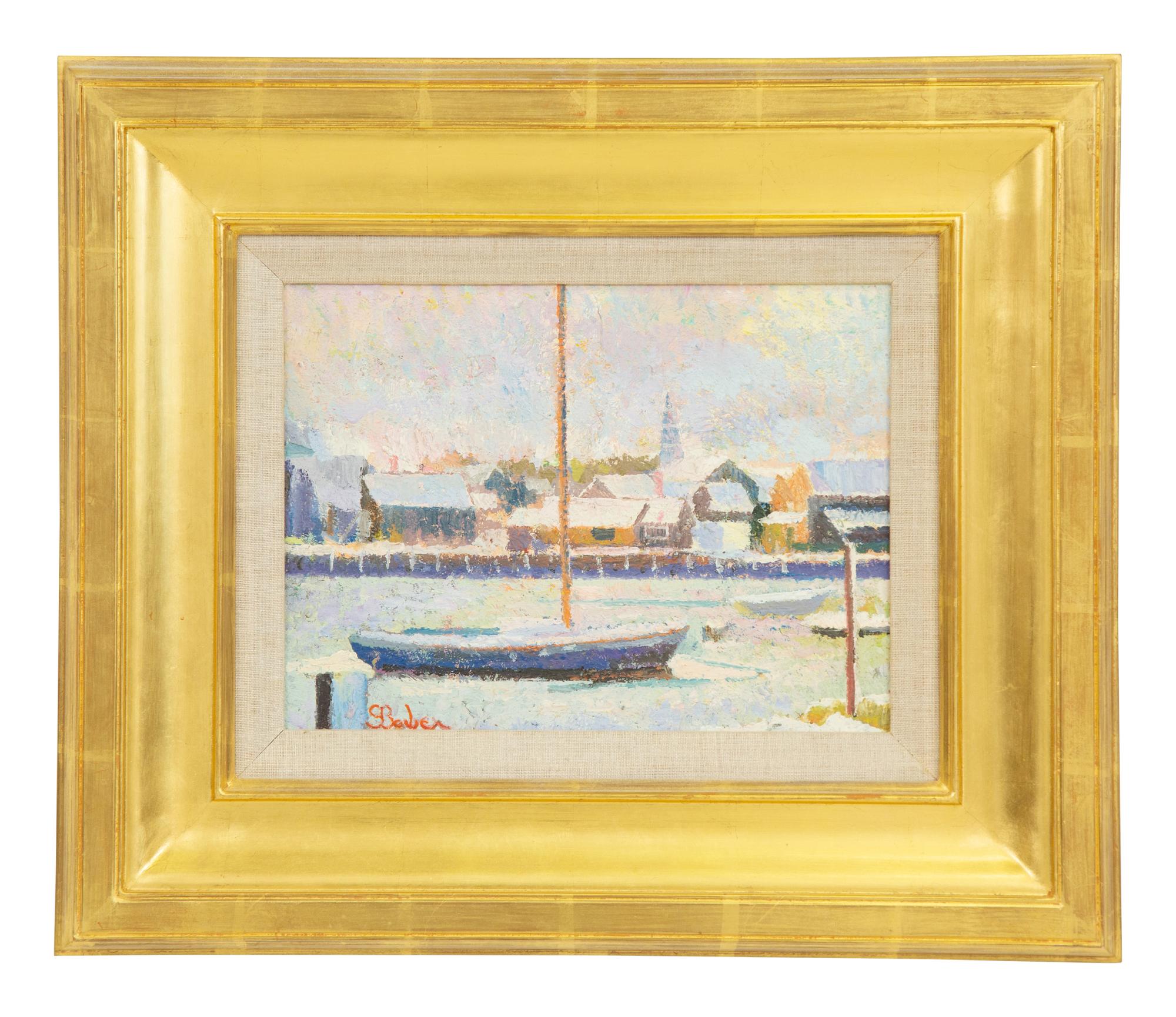 Sailing Vessel in Harbor
