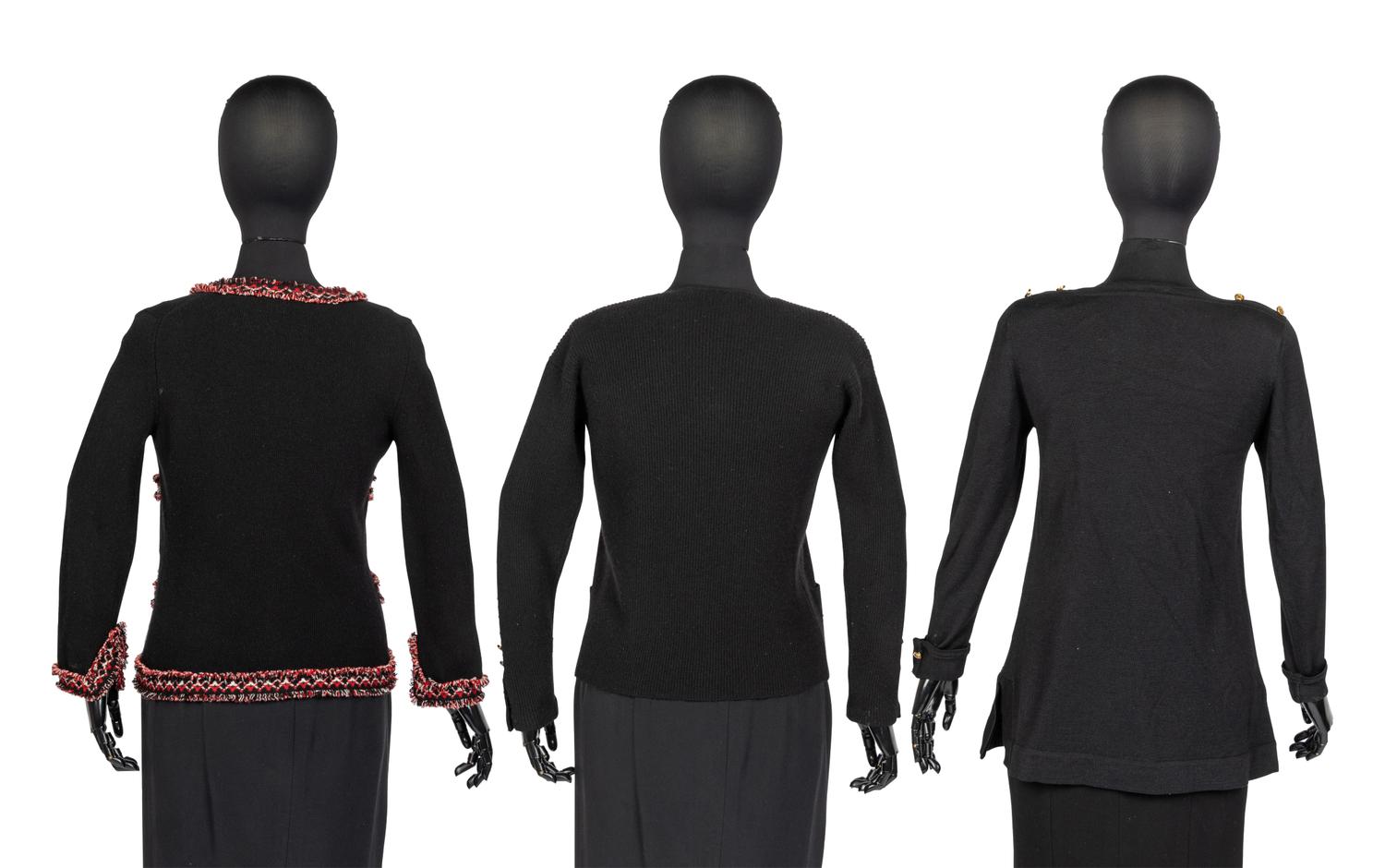 Four Chanel Items: One Twinset, One Sweater & One Cardigan, 1990-2000s