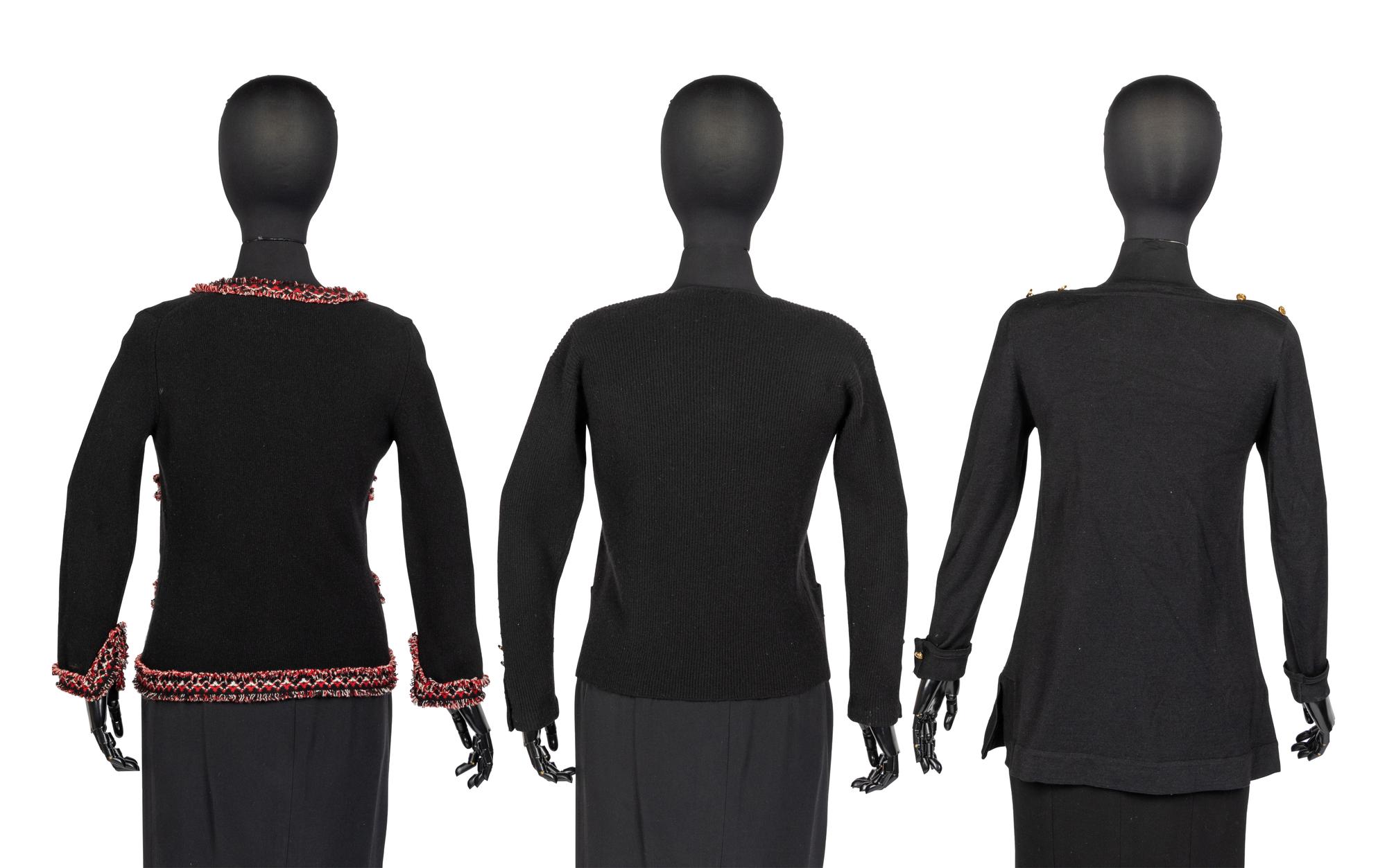 Four Chanel Items: One Twinset, One Sweater & One Cardigan, 1990-2000s