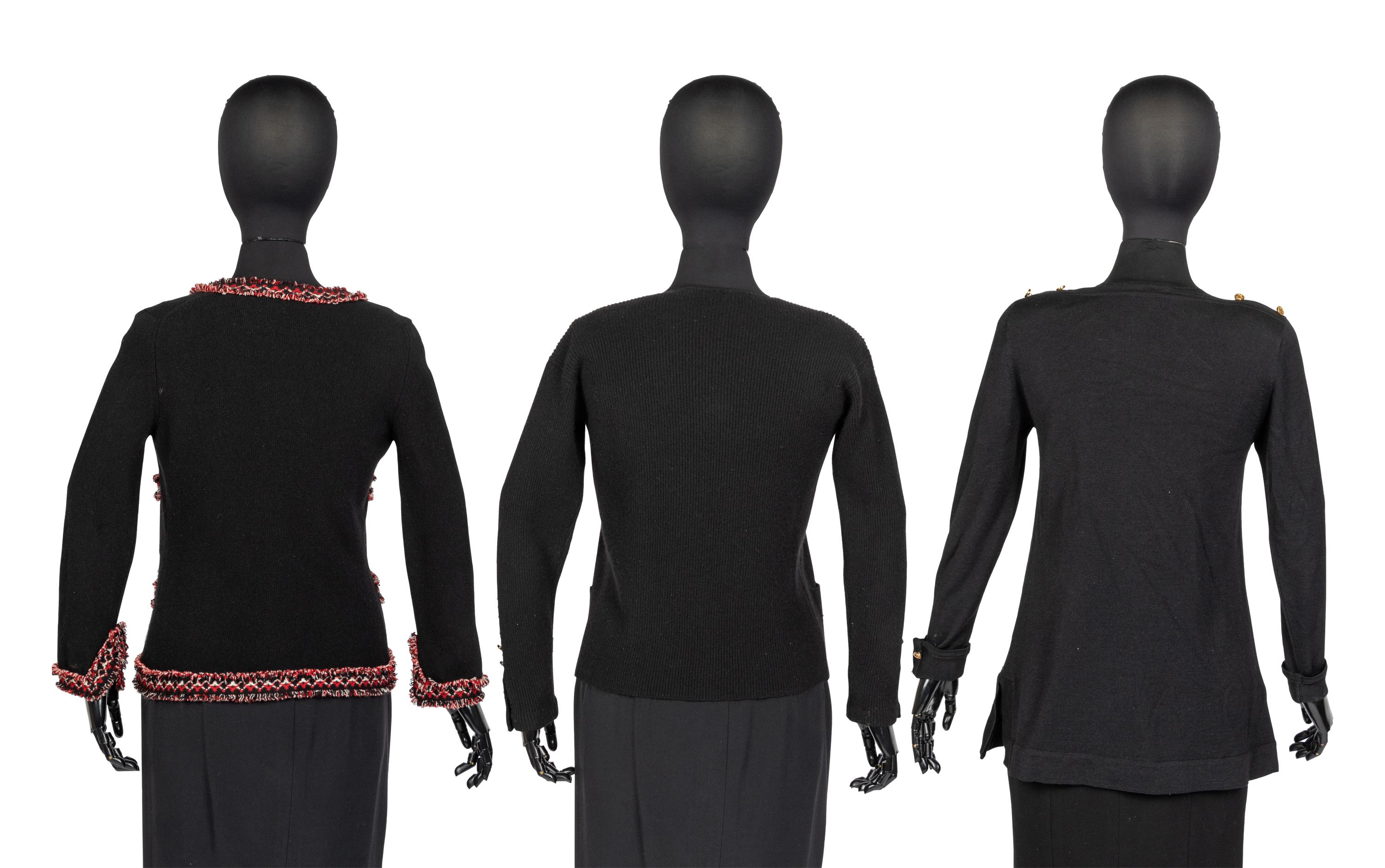 Four Chanel Items: One Twinset, One Sweater & One Cardigan, 1990-2000s