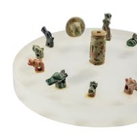 12 Egyptian Faience and Stone Amulets