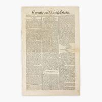 [Hamilton, Alexander] [Public Credit, etc.] Group of 3 Issues of the Gazette of the United States