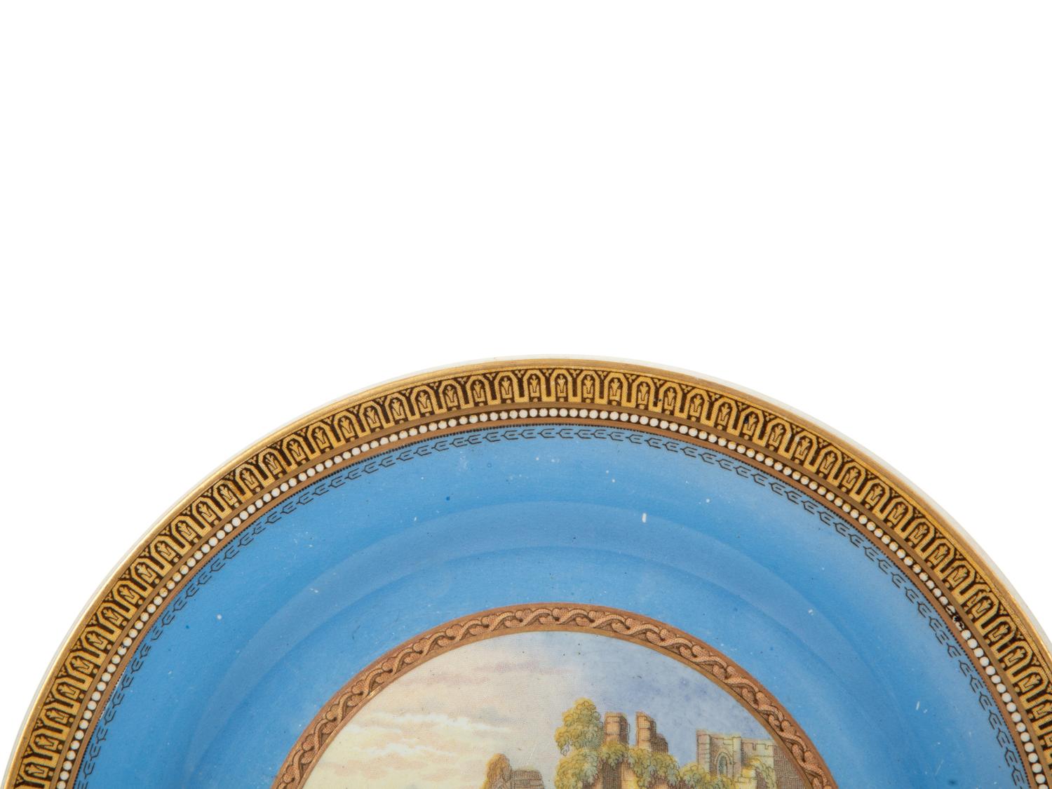 Four Prattware Plates