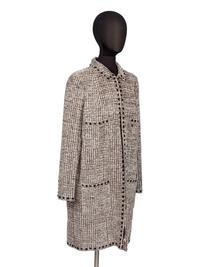 Chanel, Long Tweed Jacket with Snaps