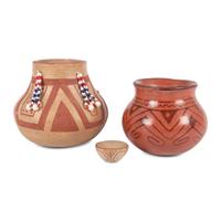 Trio of Maricopa and Mojave Pottery