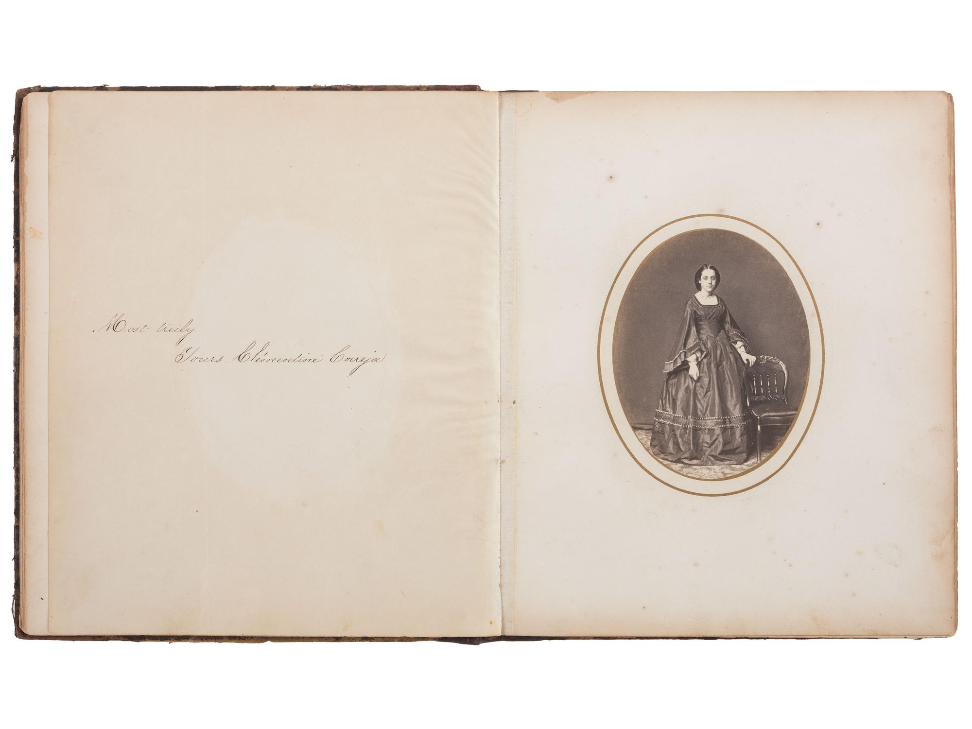 Photo-Illustrated Books & Photography Albums Souvenir of Rutgers Female Institute. Class of 1860 . A keepsake from New York City's first female college containing photographs of female students.