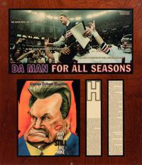 A Group of Five Newspaper and Magazine Clippings Formerly Displayed at Mike Ditka’s Restaurant