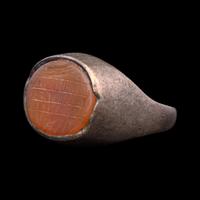 A Near Eastern Agate Ring Stone