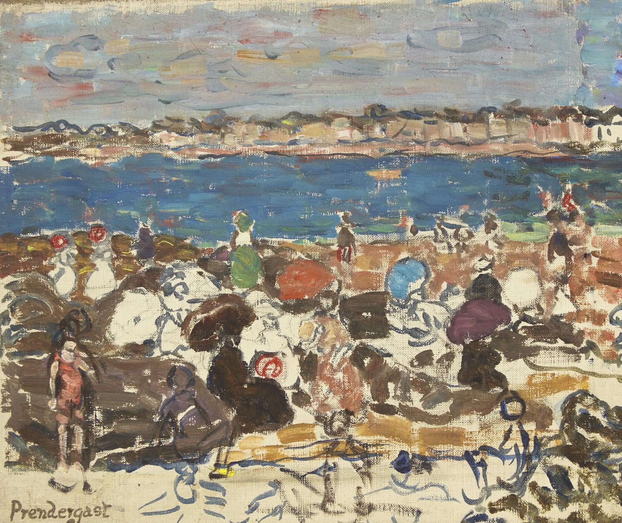 Beach Along the Harbor , c. 1907-1910