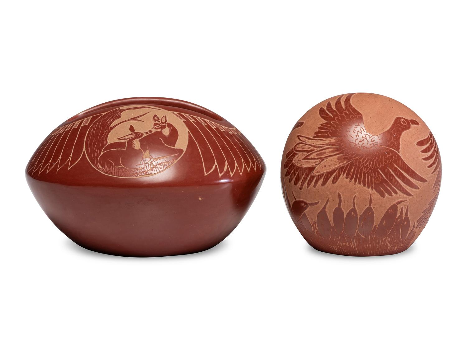Redware Pottery Jars