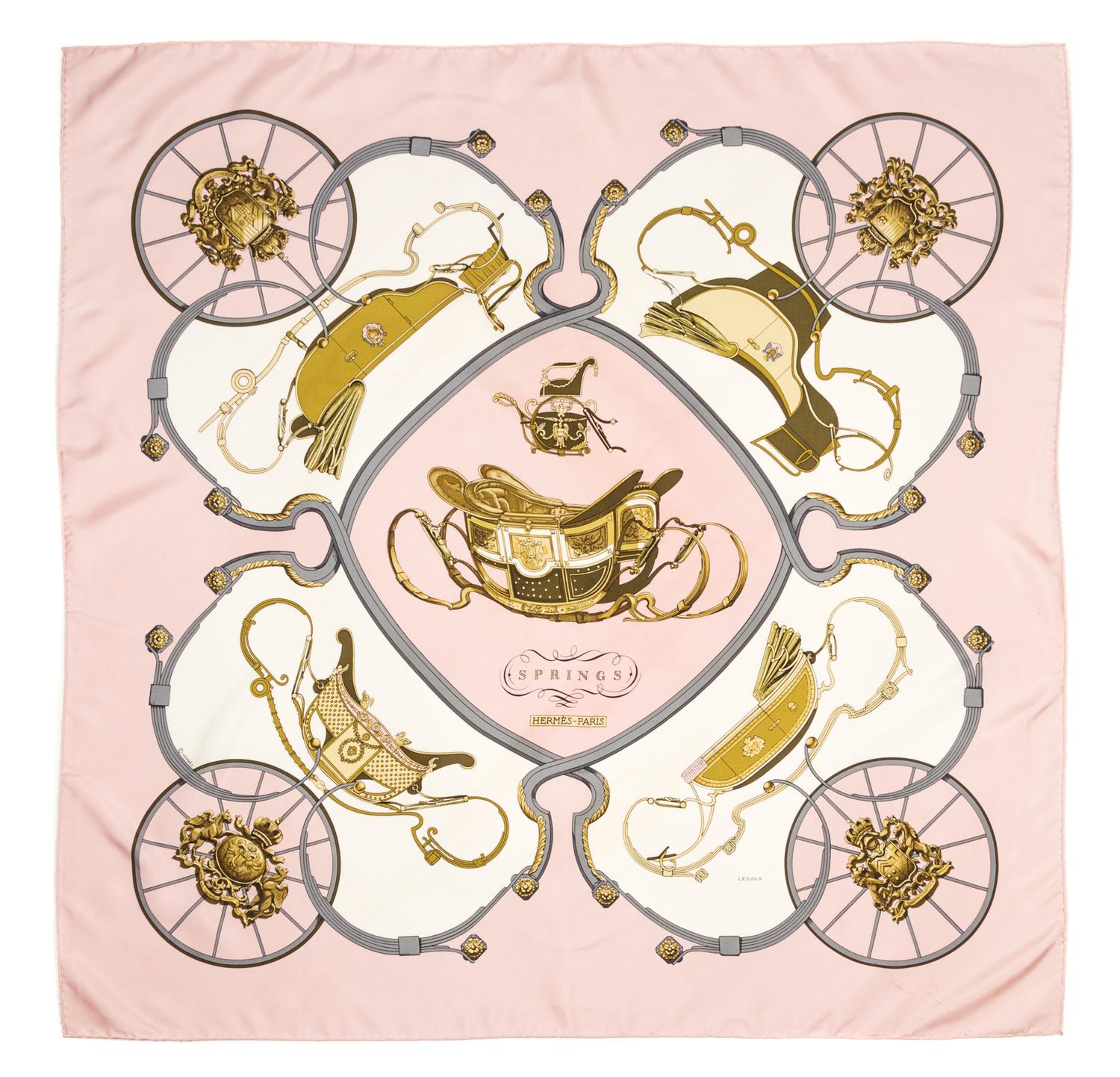 An Hermes 90cm Silk Scarf, 36"x36".