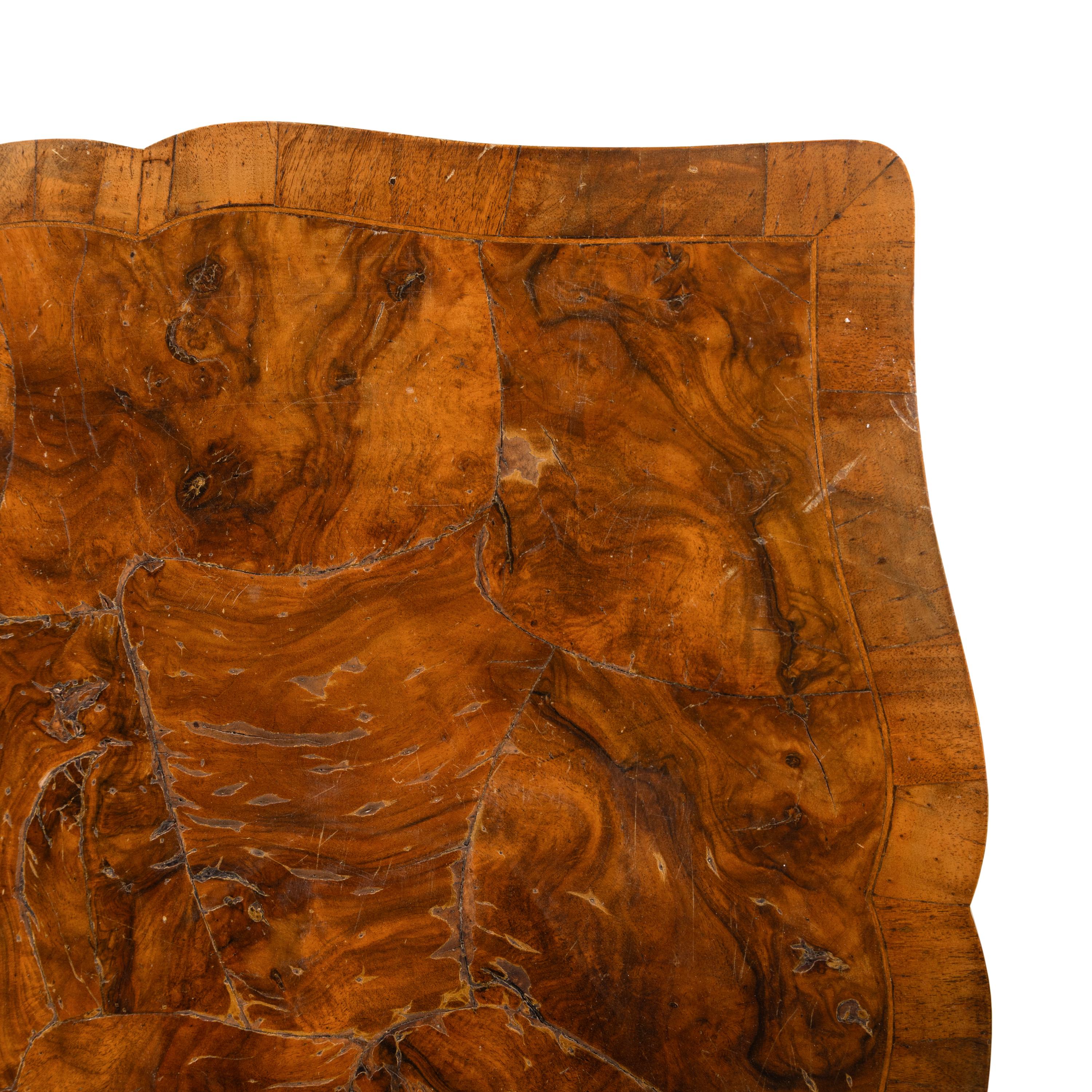 An Italian Olivewood Library Table