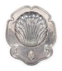 A Spanish Colonial Silver Baptismal Dish — 19TH CENTURY