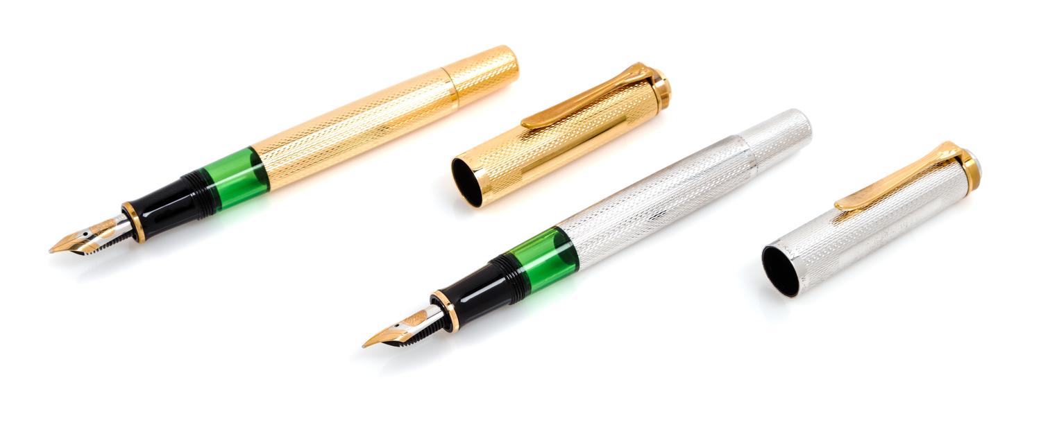 Two Pelikan Souveran: Sesquicentennial Commemorative Special Edition Fountain Pens
