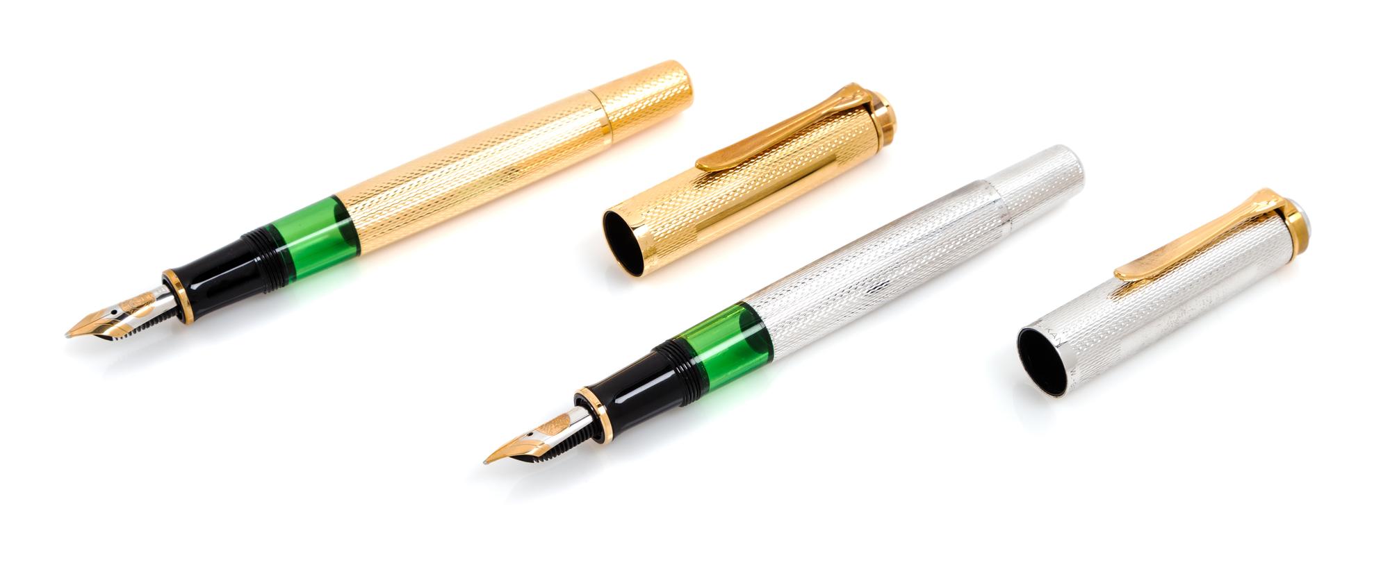 Two Pelikan Souveran: Sesquicentennial Commemorative Special Edition Fountain Pens