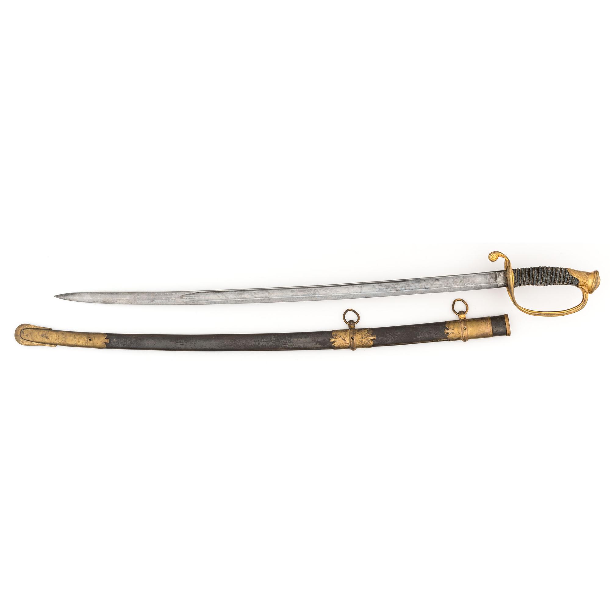 Ames U.S. Model 1850 Foot Officer's Sword Attributed to Medal of Honor Winner Captain George W. Corliss, Company C, 5th Connecticuit Volunteer Infantry