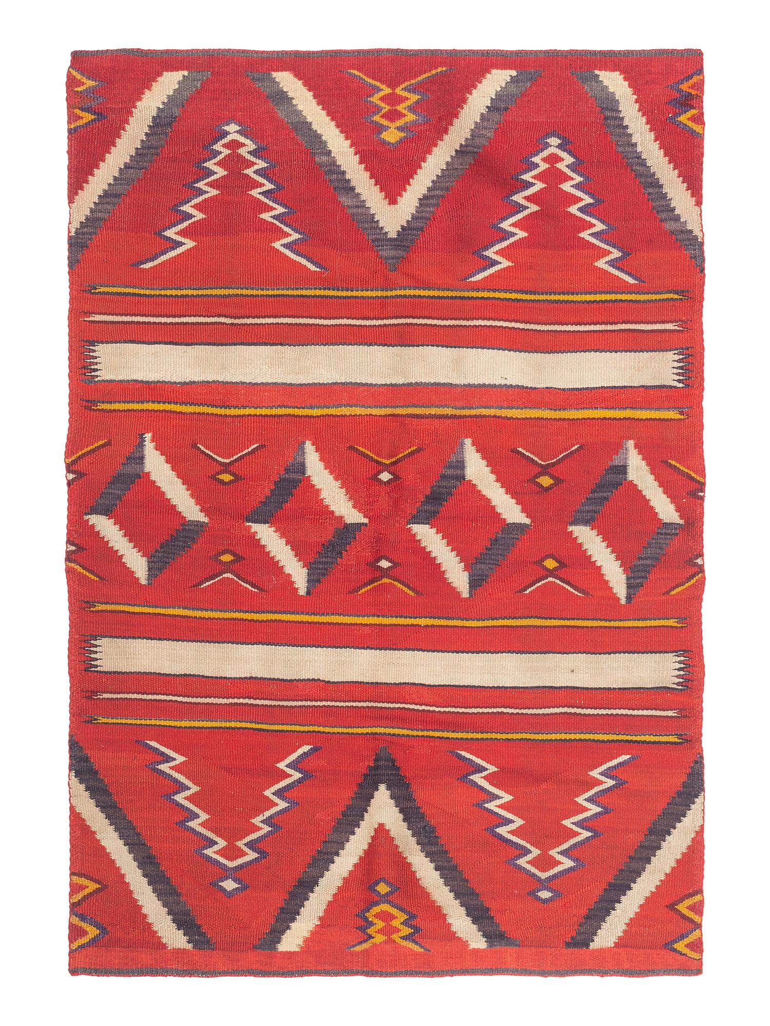 Navajo Late Classic Child's Blanket / Rug
