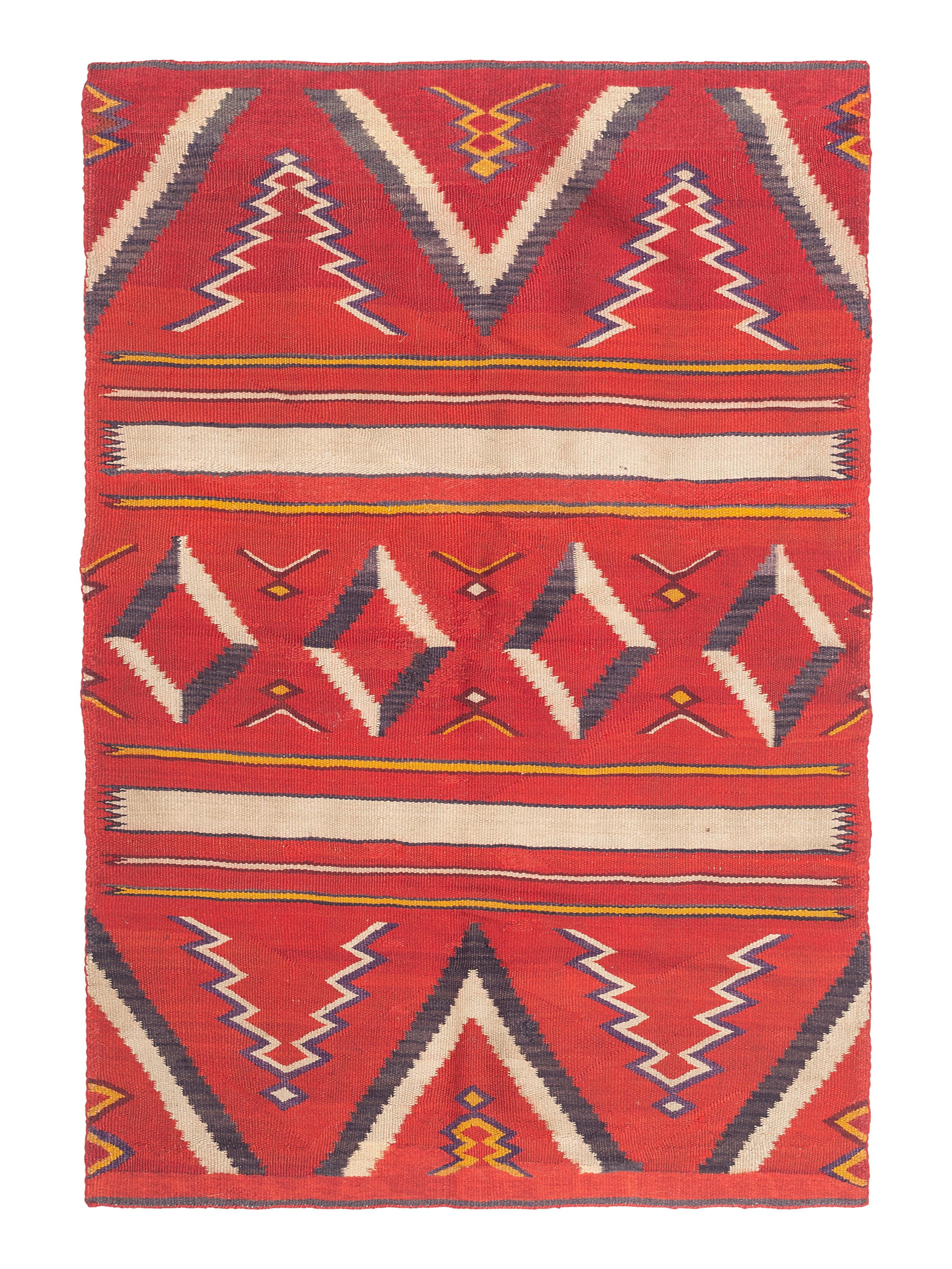 Navajo Late Classic Child's Blanket / Rug