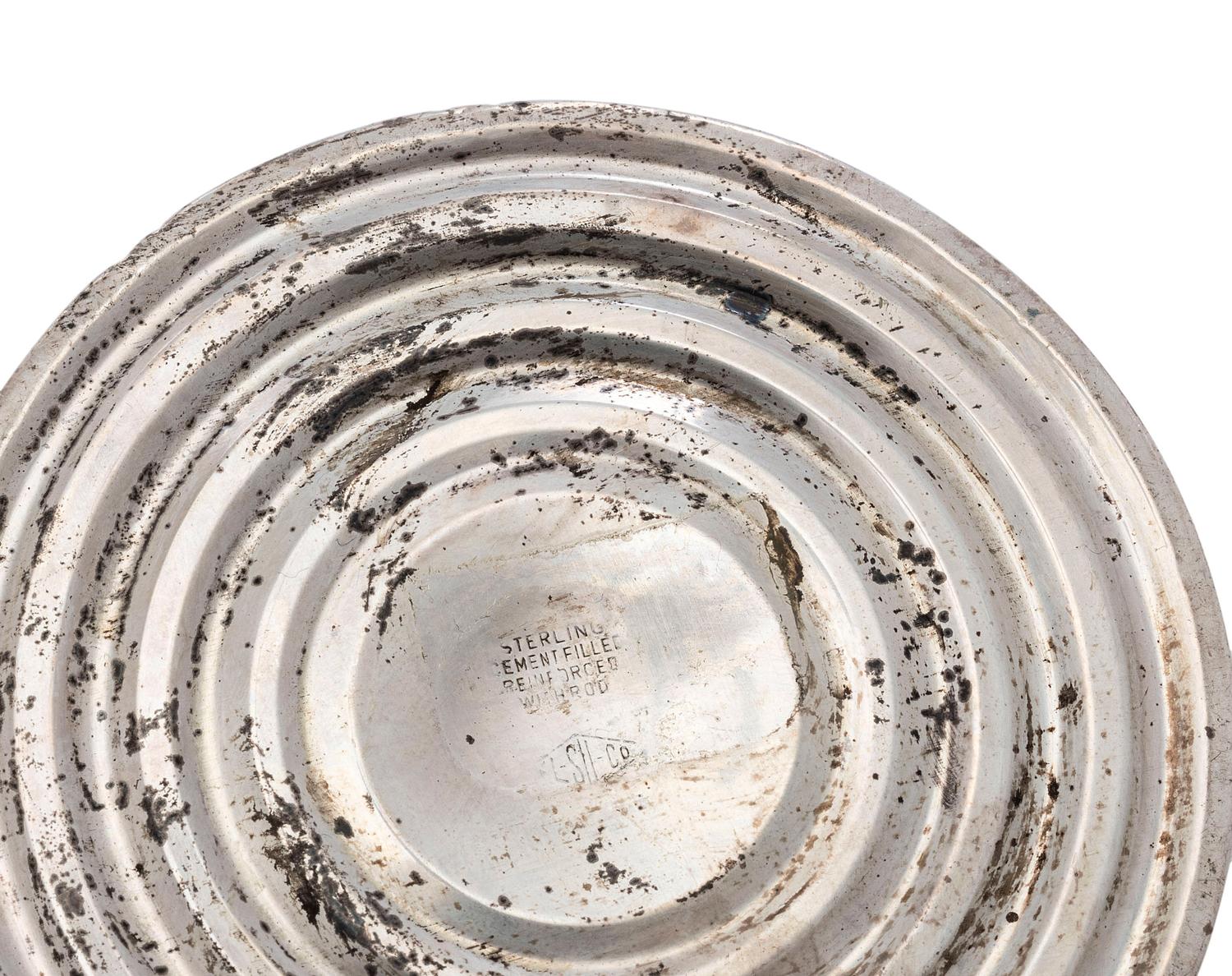 Fourteen Weighted Silver Table Articles