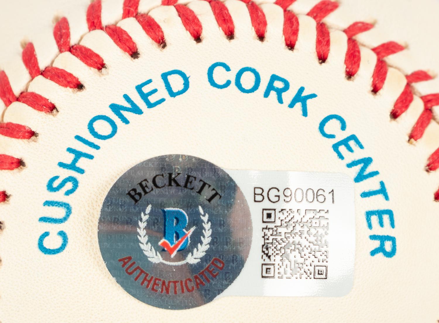 A Group of Nine 3,000 Career Hit Signed Autograph Baseballs (Beckett Authentication Services BAS Certified),