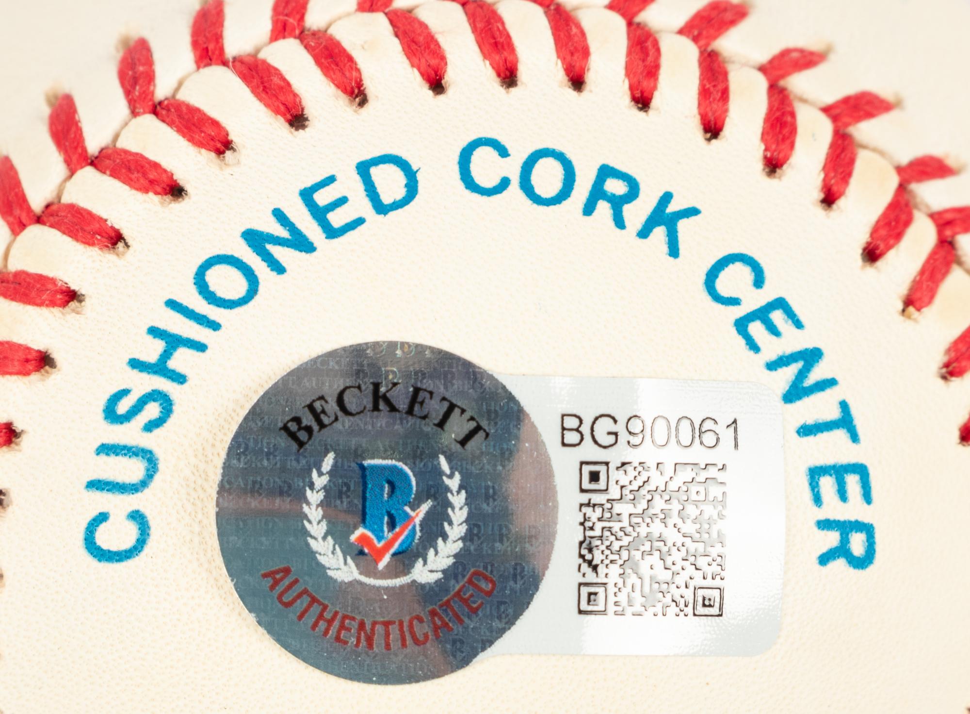 A Group of Nine 3,000 Career Hit Signed Autograph Baseballs (Beckett Authentication Services BAS Certified),