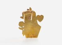 A Pair of King and Queen of Hearts Cartier Clips