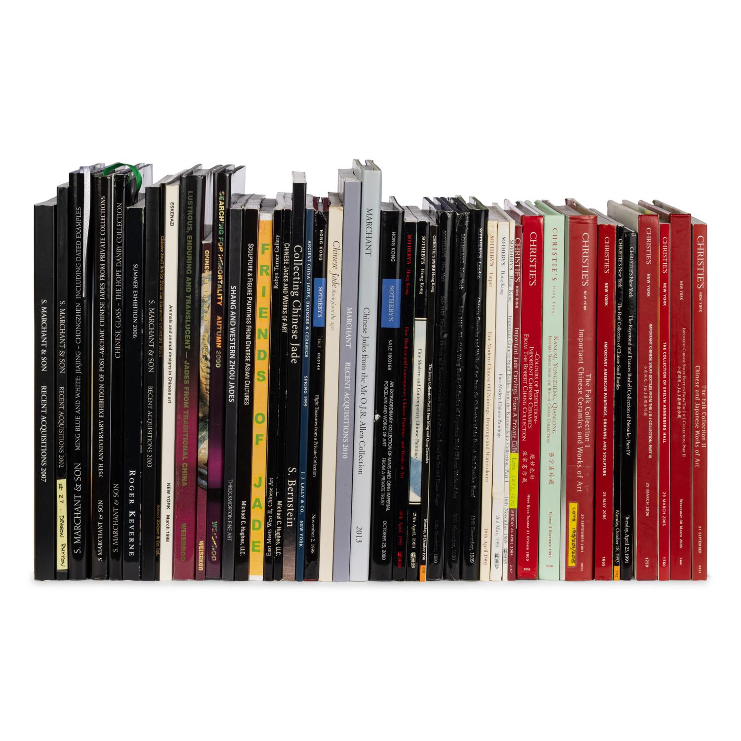 [PRIVATE COLLECTIONS] a group of catalogues of Private Chinese Art Collections 中國藝術私人收藏圖錄44冊
