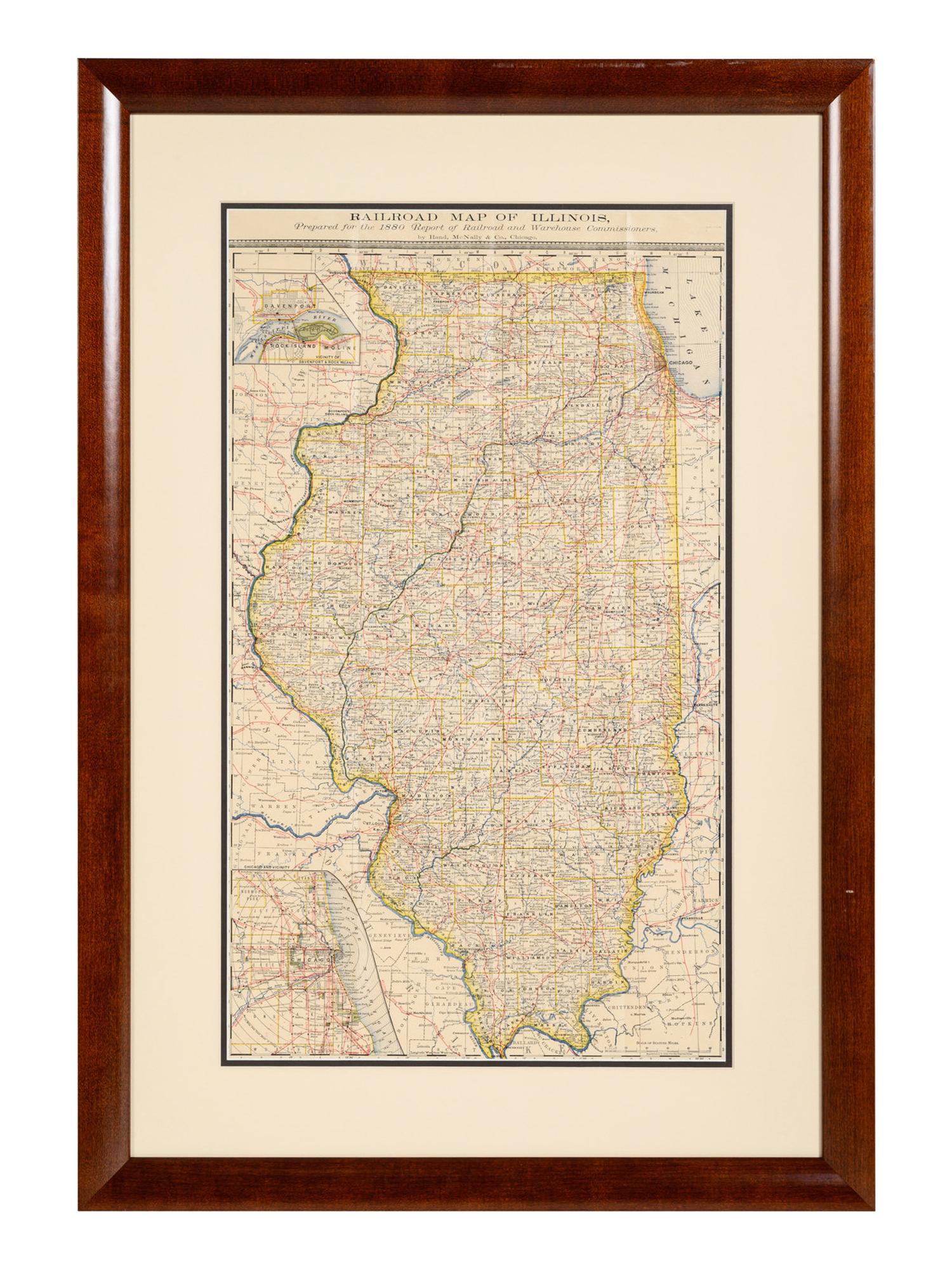 A Group of Twelve Maps of Illinois