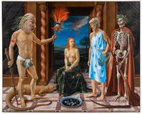 Woman with Chaos, Death and Time, c. 1981-82