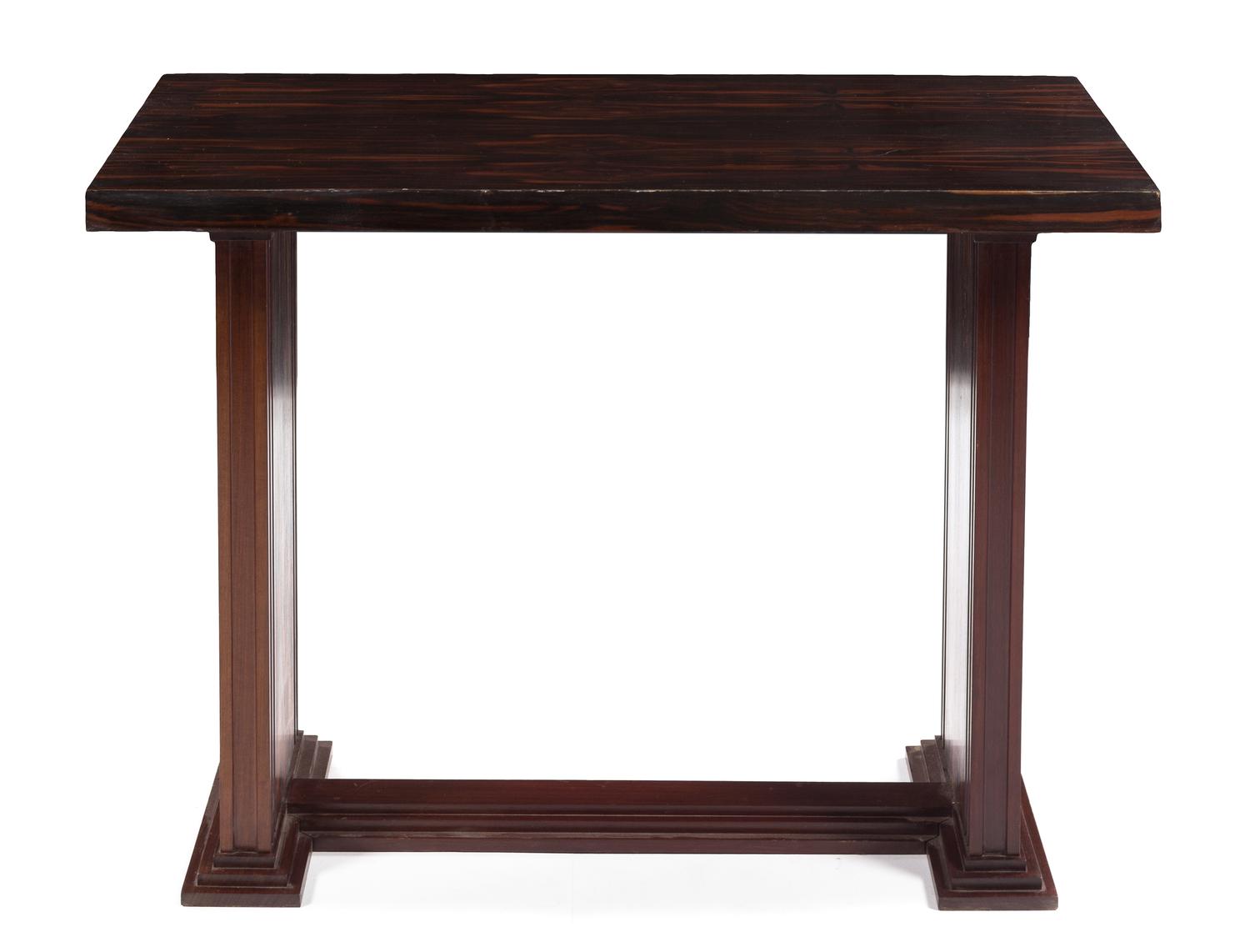 An Art Deco Rosewood Console Table